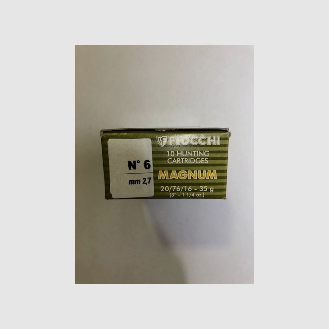 FIOCCHI CARTRIDGES C20 SHOT N 6, image 1 of 2