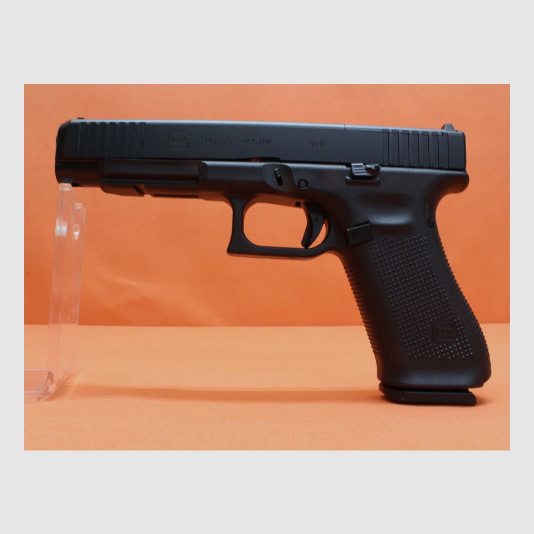 Glock Ha.Pistole 9mmLuger Glock34 Gen5 (MOS) 135mm Lauf Modular Optic System f. Red Dot Sight (9mmPara)