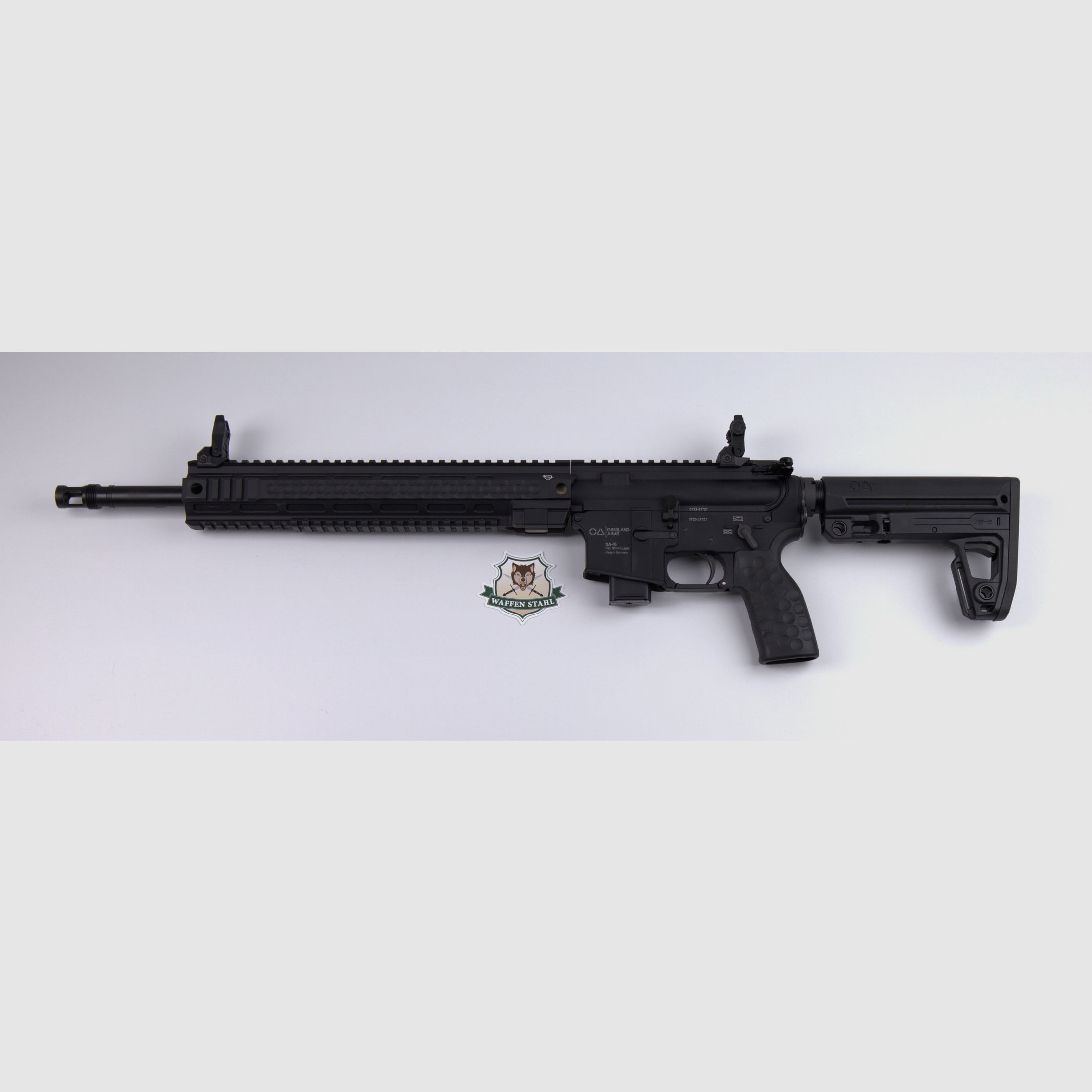 OA-15 PR M9, 16.75" Heavy Barrel, OA MSR Handguard 13", beids. Sicherung, OA M4-Schaft - UVP: 2.550,00 €