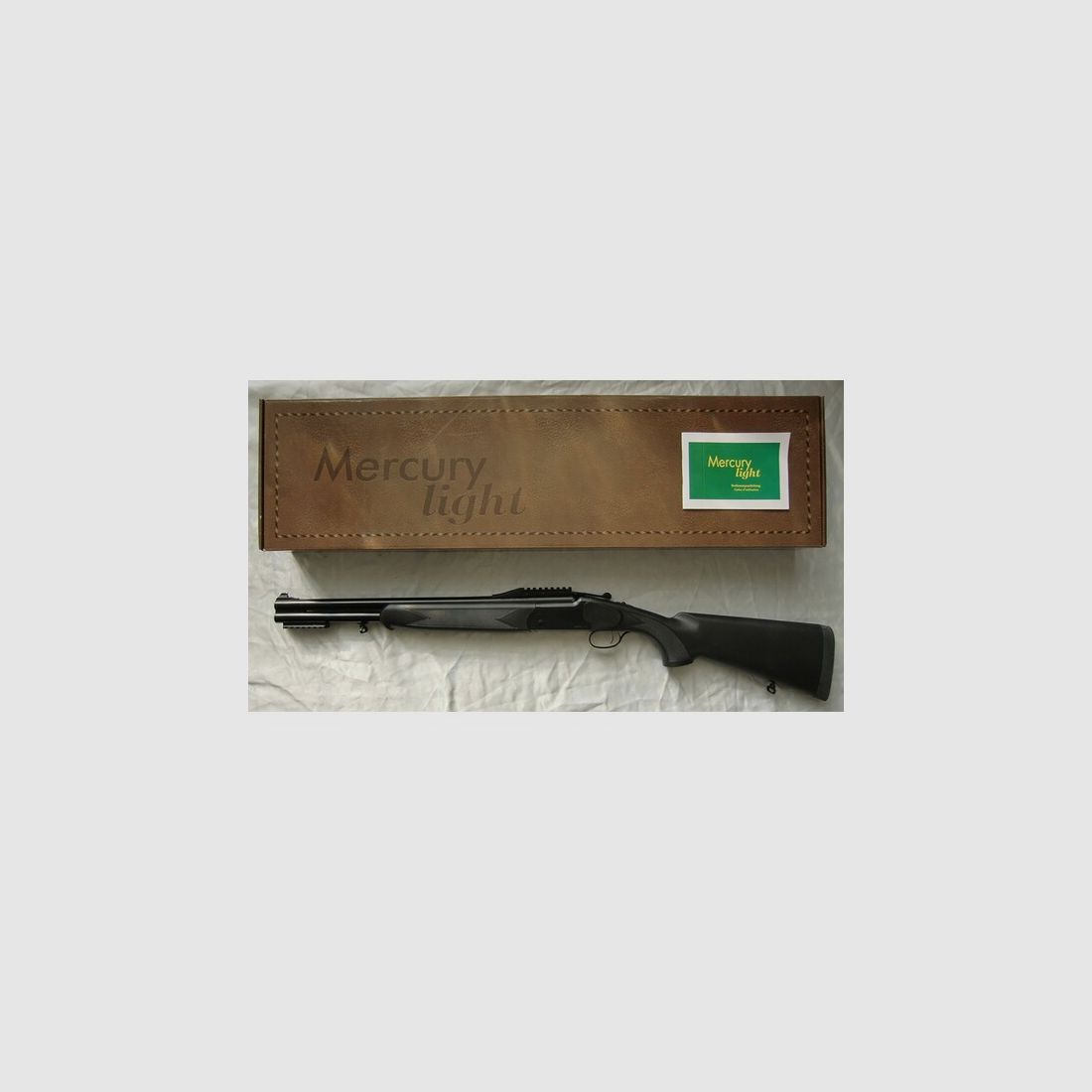 KURZE BOCKDOPPELFLINTE, MERCURY "TACTICAL", Kal. 12/76, 51cm LAUFLÄNGE, STAHLSCHROTBESCHUß, NEUWAFFE