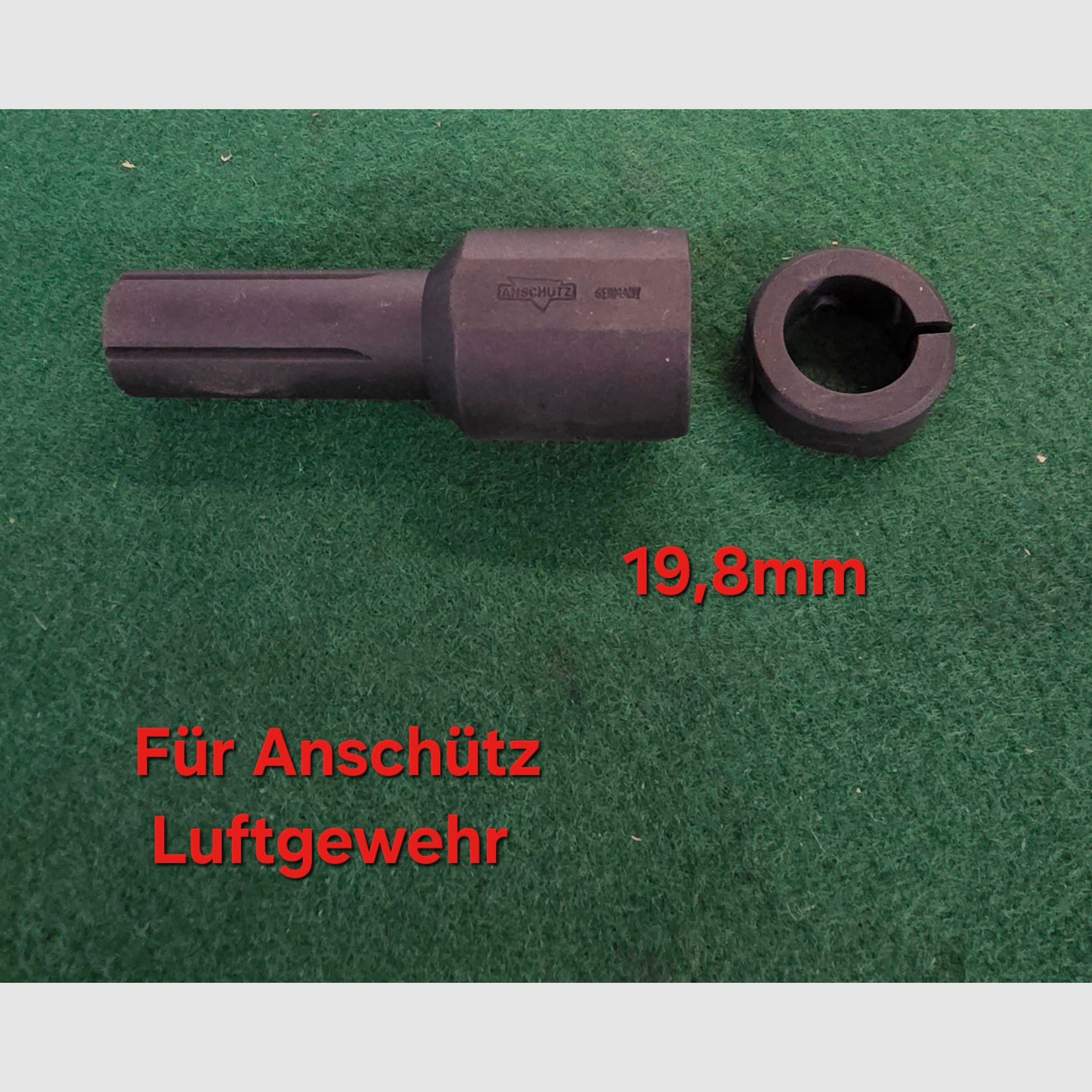 Estensione della canna Anschütz ad es. Mod. 600 601 602 estensione della mira fino a 70mm carabina ad aria LG Match mira frontale diottra