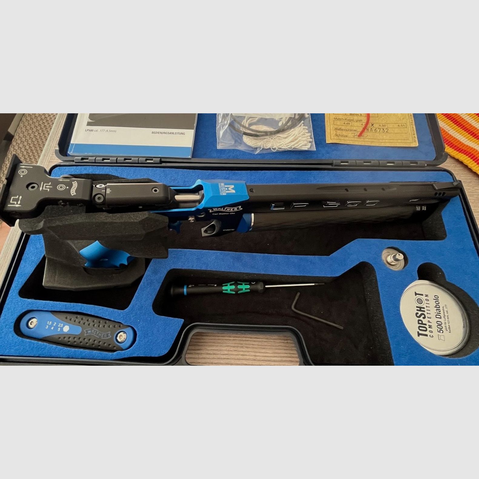 Luftpistole Walther LP 500 Meistermanufaktur