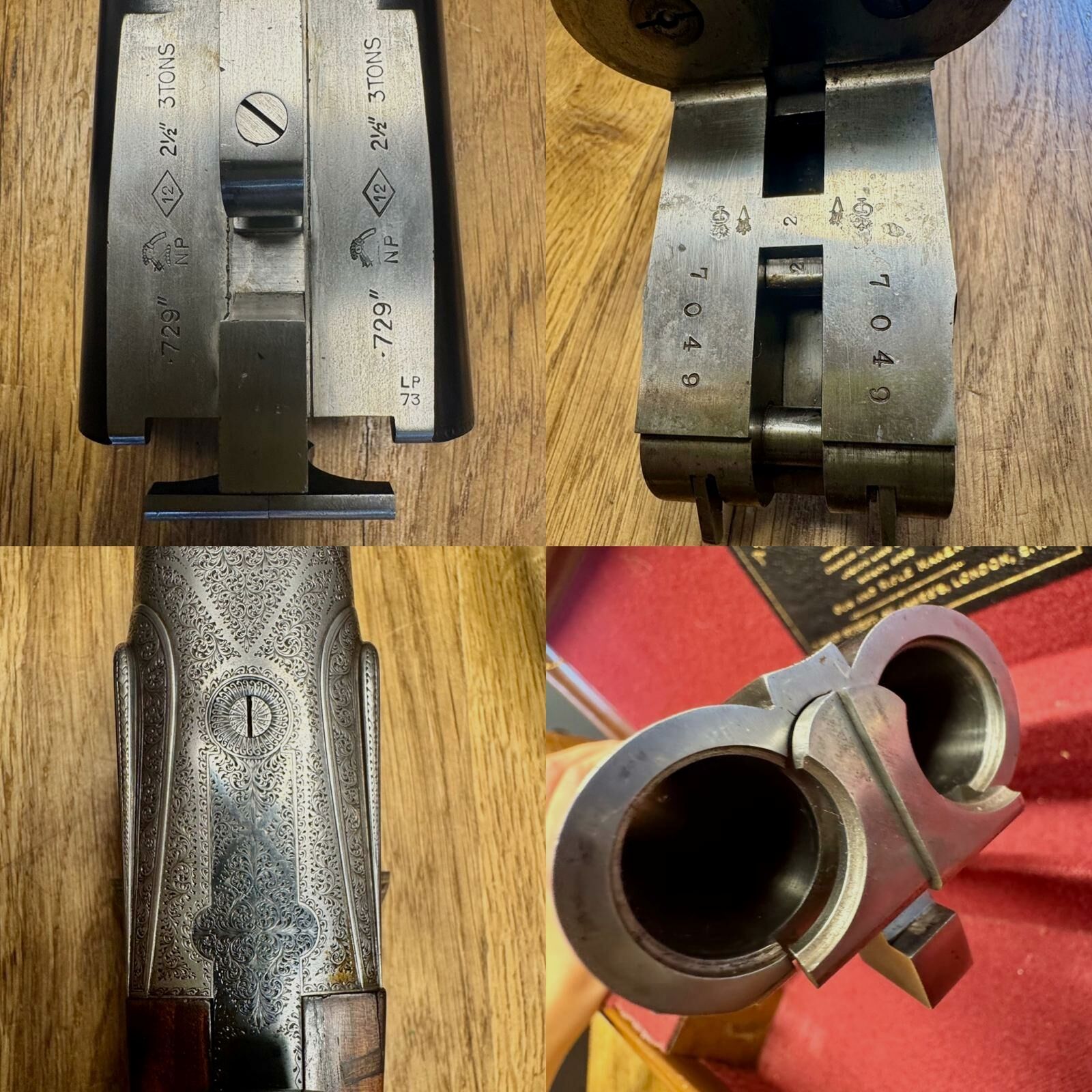 Fucile doppio Stephen Grant & Sons con chiusure laterali