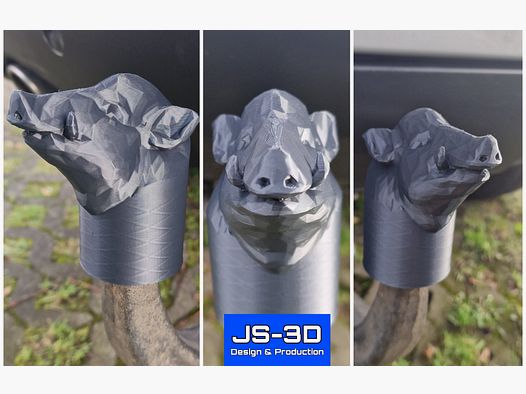 Cover cap for the trailer hitch - Boar