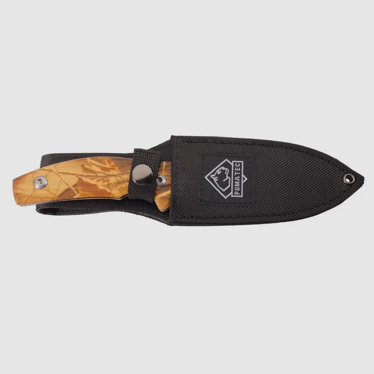 PUMA TEC hunting knife with camouflage optics