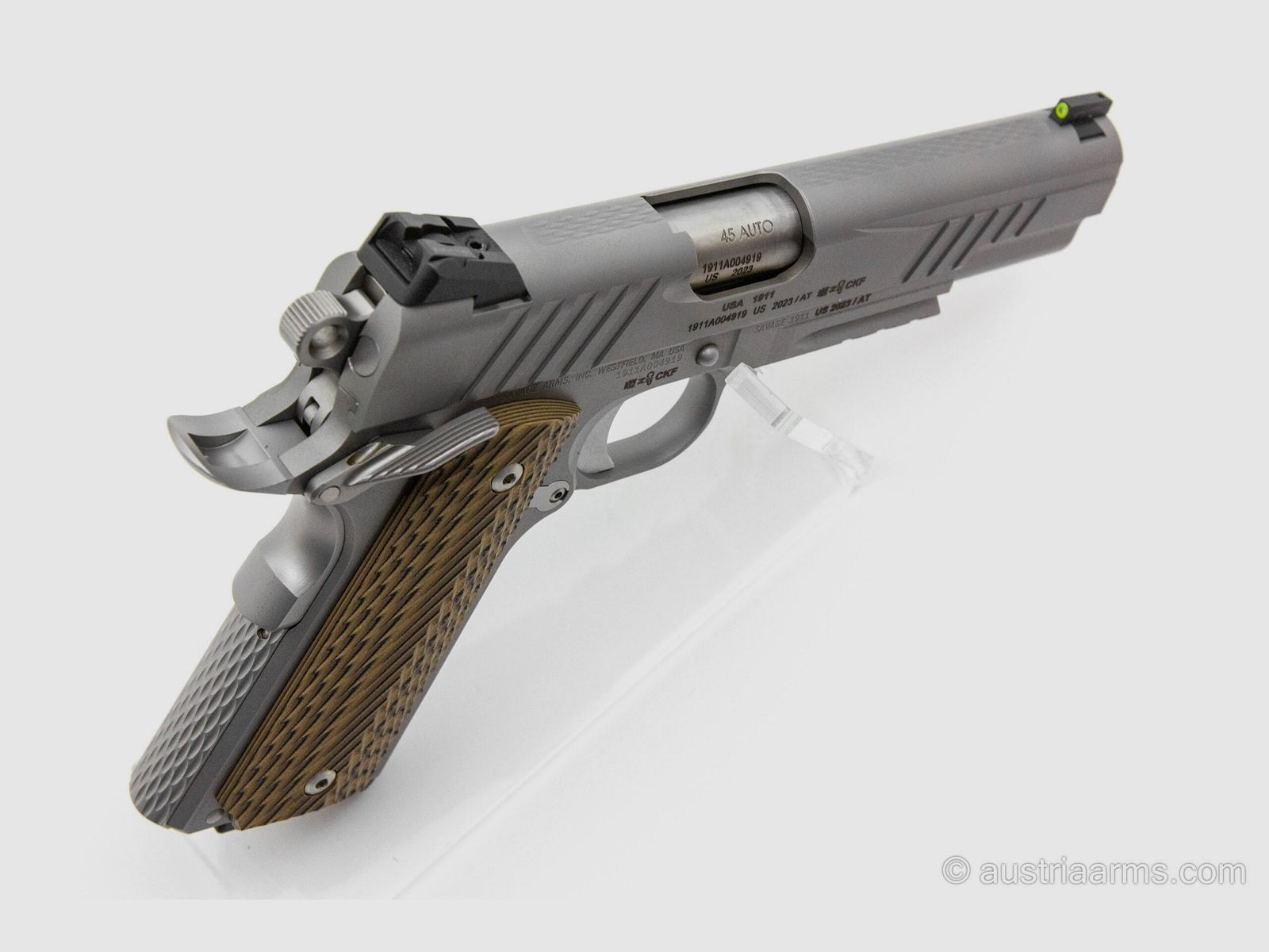 Savage Arms 1911 Stainless, New weapon, .45 ACP, image 3 of 4