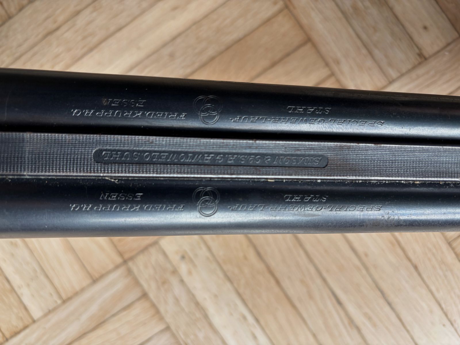 Simson Doppelflinte 16/70 Krupp Spezialgewehr Stahl