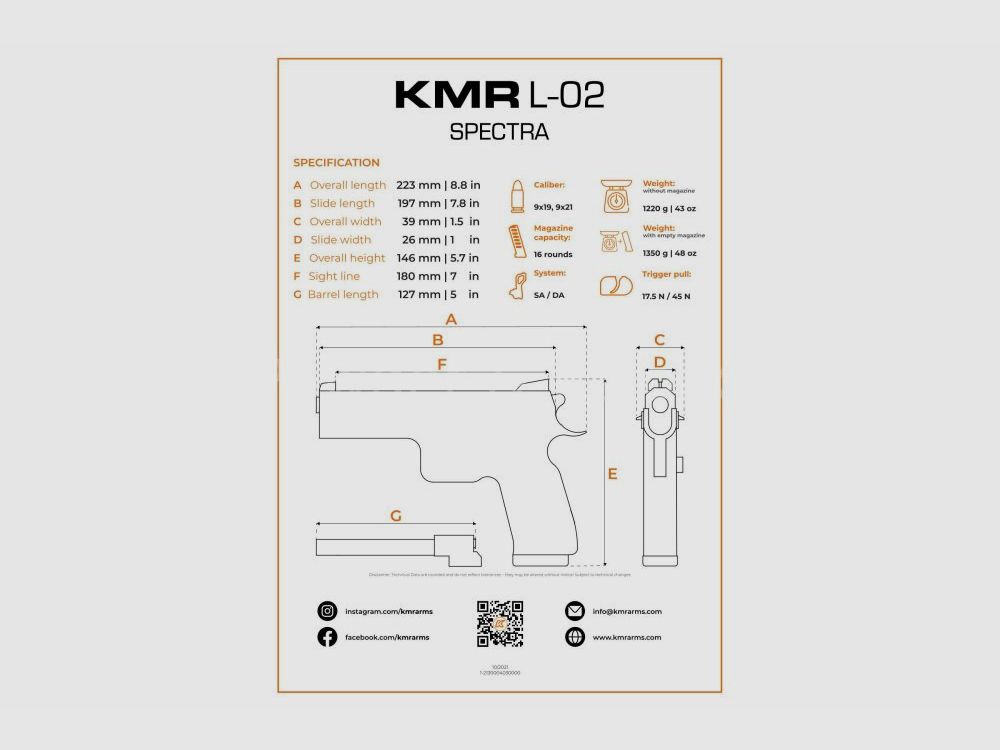 KMR L-02 SPECTRA O.R including MERKLE trigger tuning 9mm Luger, image 8 of 8