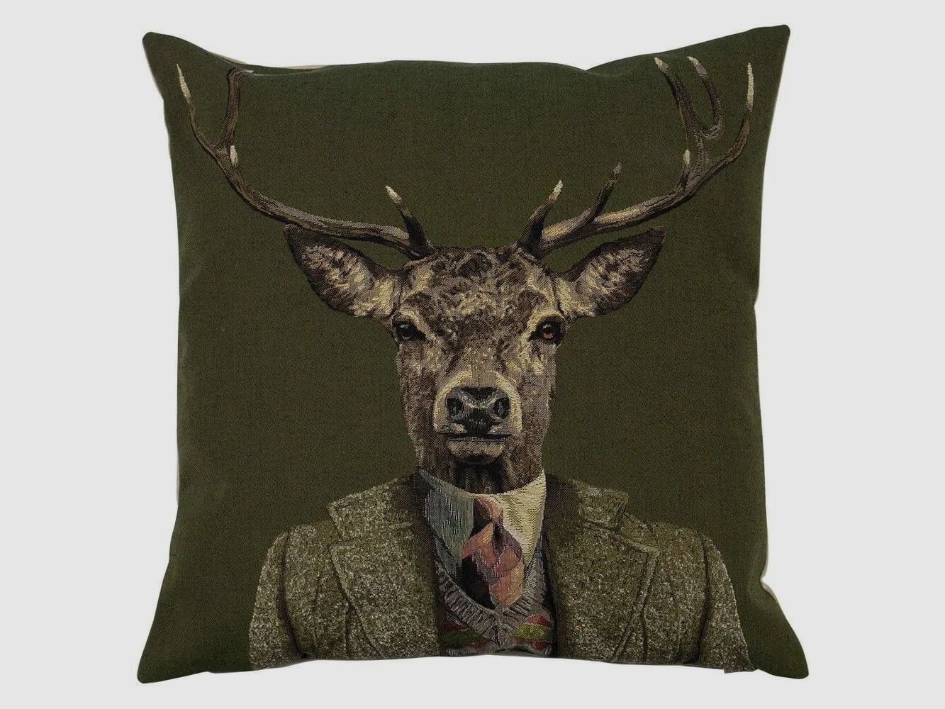 LivingActive Goblin Cushion Deer green 45x43x16 cm