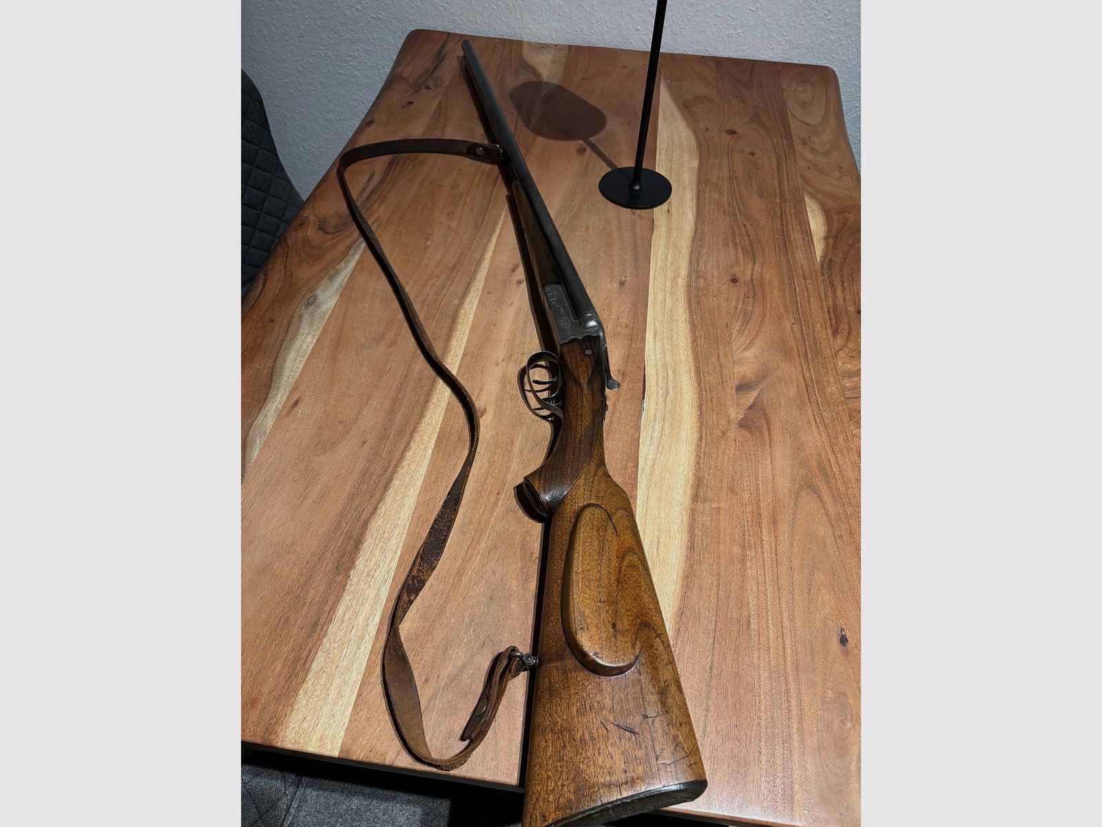 DF   Double-barrel shotgun Simson Suhl cal.  16/70  with double trigger