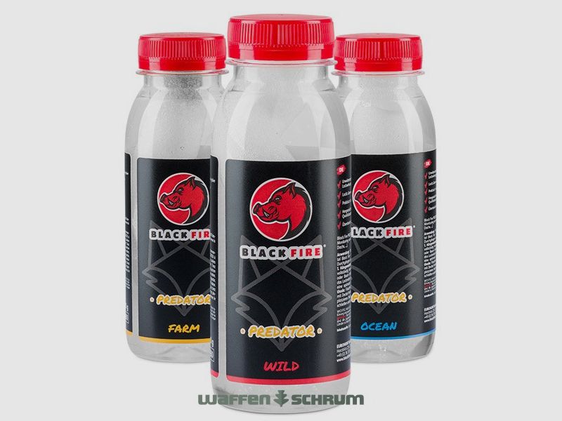 Black Fire Predator Appât pour Prédateurs Farm+Ocean+Wild 3x80g