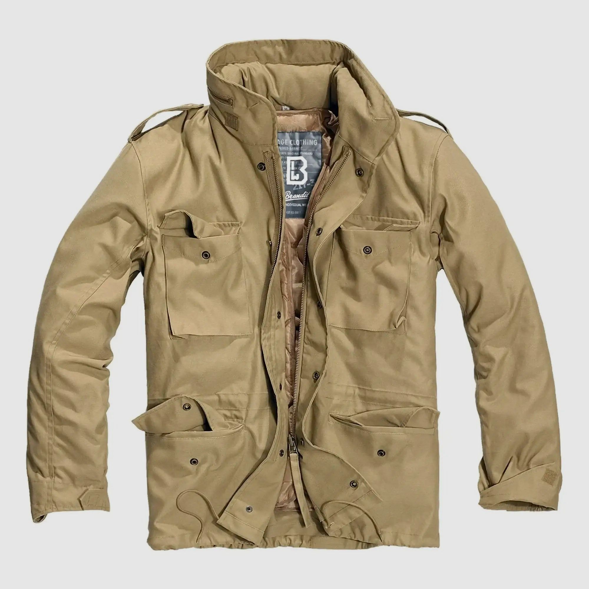 Brandit Field Jacket M65 Classic - Black / S Men