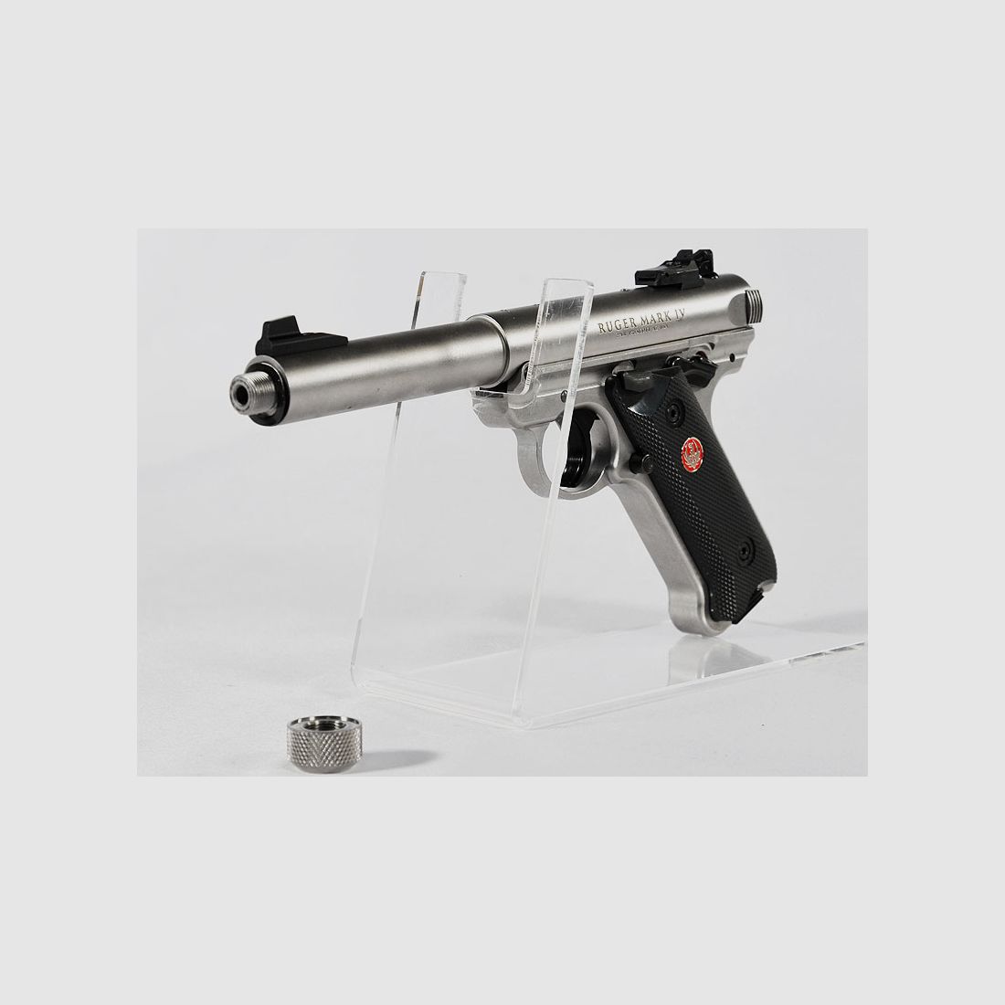 RUGER Mark IV Target 5,5", Inossidabile con Filettatura