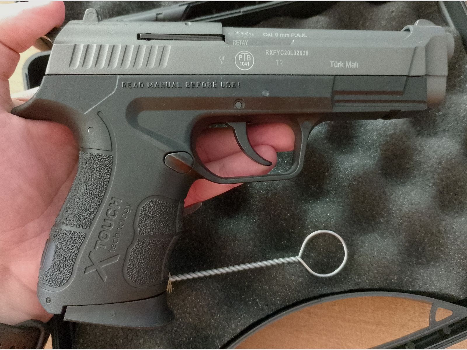 Retay X Pro Bicolor-Finish  im Kal. 9 mm P.A.K. mit Verpackung!