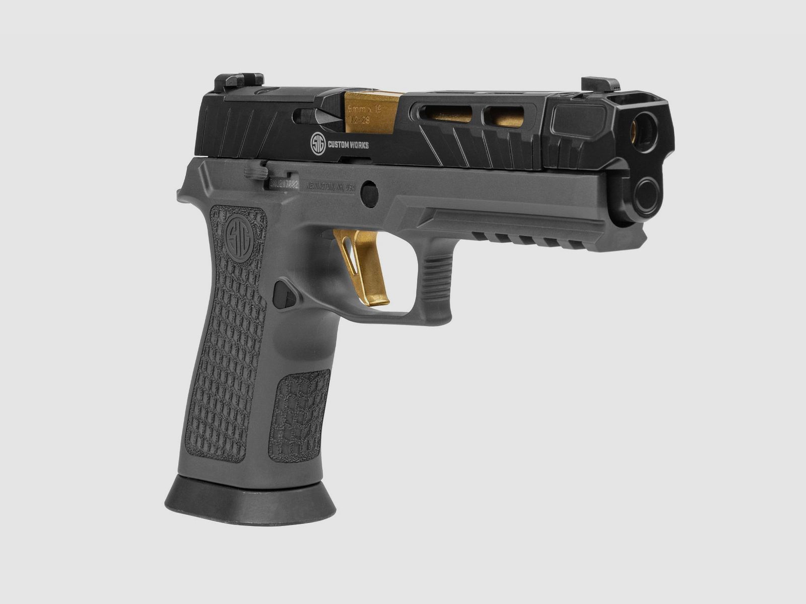 Sig Sauer P320 Spectre Comp. Schwarz/Gold 9mm Luger - Selbstladepistole