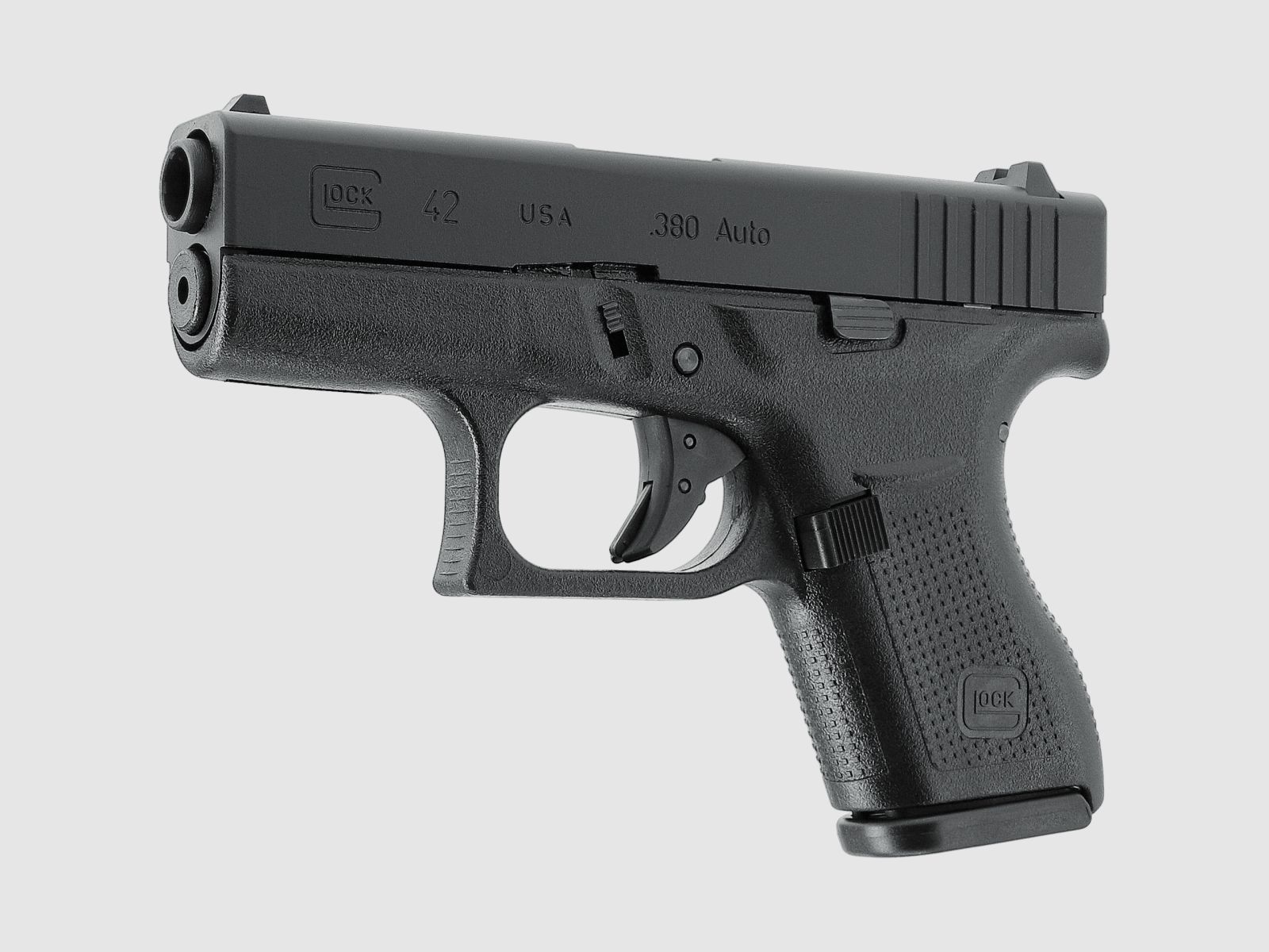 Glock 42 con slitta in metallo GBB nera - VfC