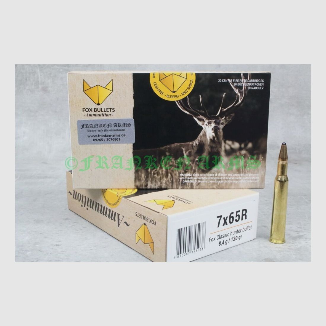 Fox Bullets Classic Hunter 7x65R 130gr. 8,4g 20 Stück Staffelpreis