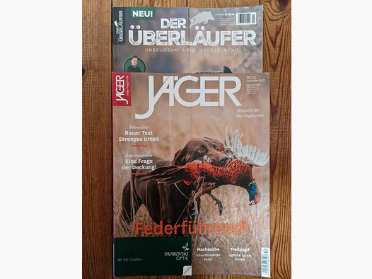 Zeitschriften VISIER, VISIER Special, DWJ, Jäger, Der Überläufer