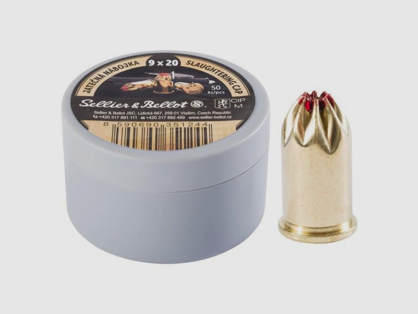 9 mm JAT Red S&B gr VE50