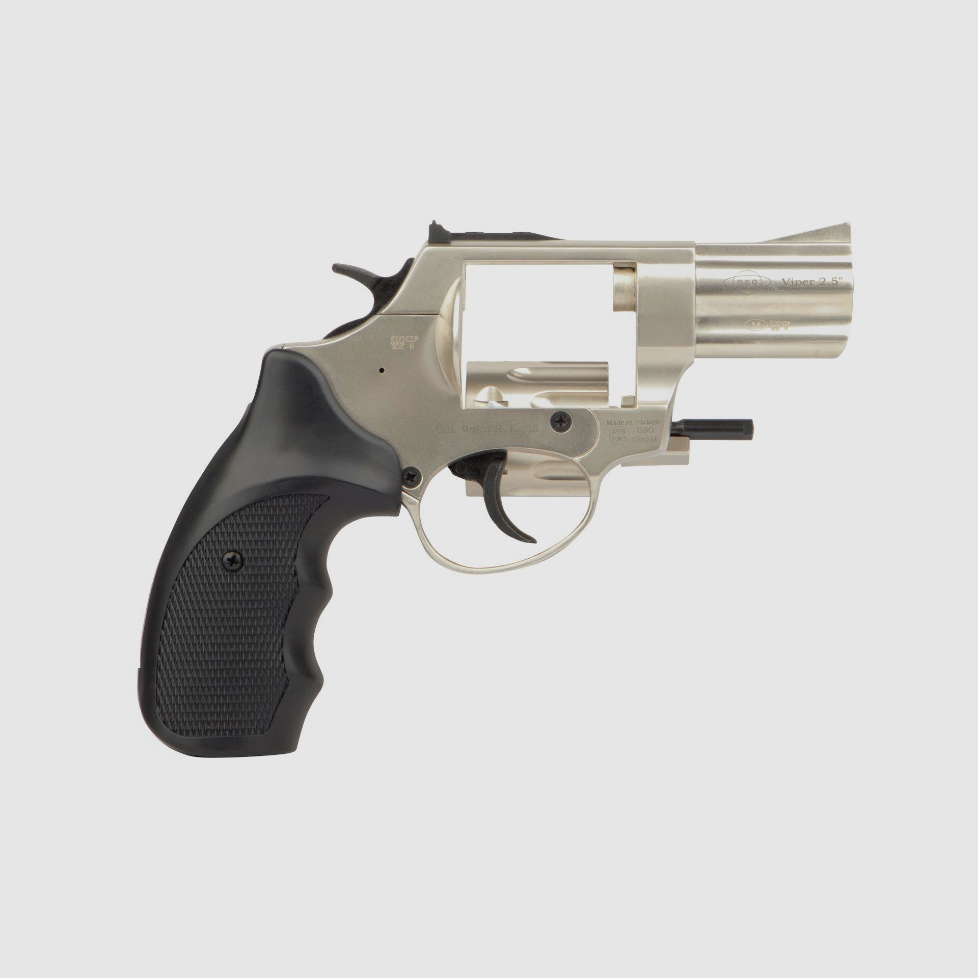 Ekol Viper 2,5'' Nickel 9 mm R. - Revolver a Gas-Segnale, immagine 4 di 6