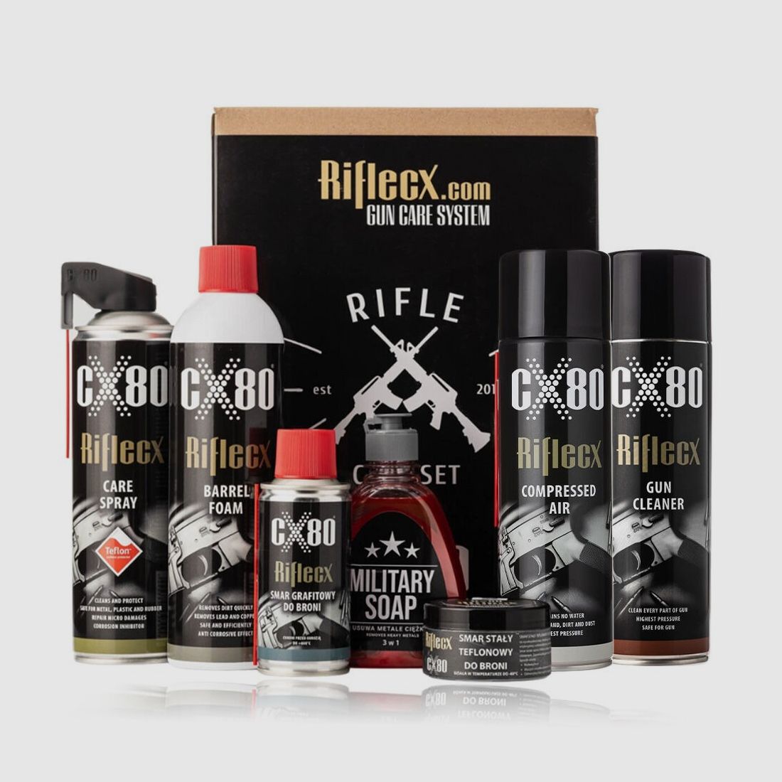 Rifle CX Rifle Set Reinigungsset für Büchsen 9-teilig