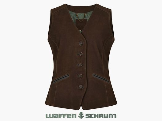Dubarry Leren Vest Grevill Walnoot