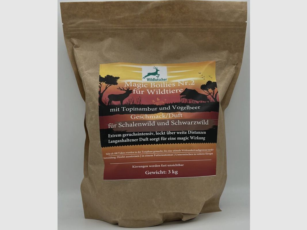 Wildlutscher Magic Boilies Nr.2 Topinambur/ Vogelbeere 3kg