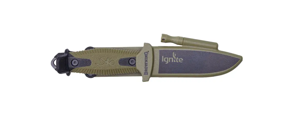 Nóż survivalowy Browning Ignite Czarny Zielony, zdjęcie 4 z 6
