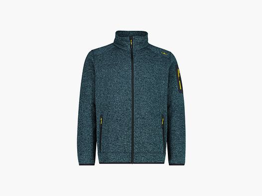 CMP Knit-tech fleece jacket mélange anthracite Nilo