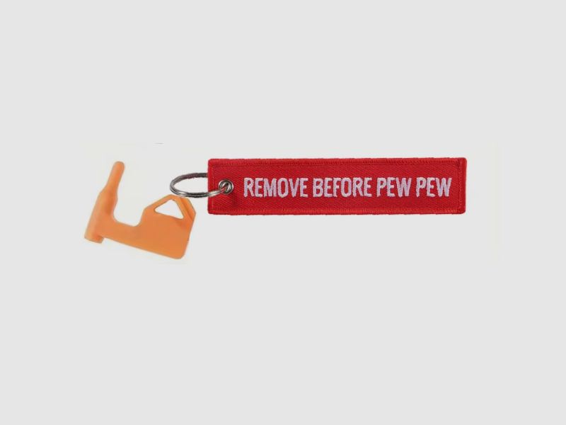 Sicherheitsfahne Chamber Safety Flag BDS IPSC Pistole Gewehr Remove before Pew