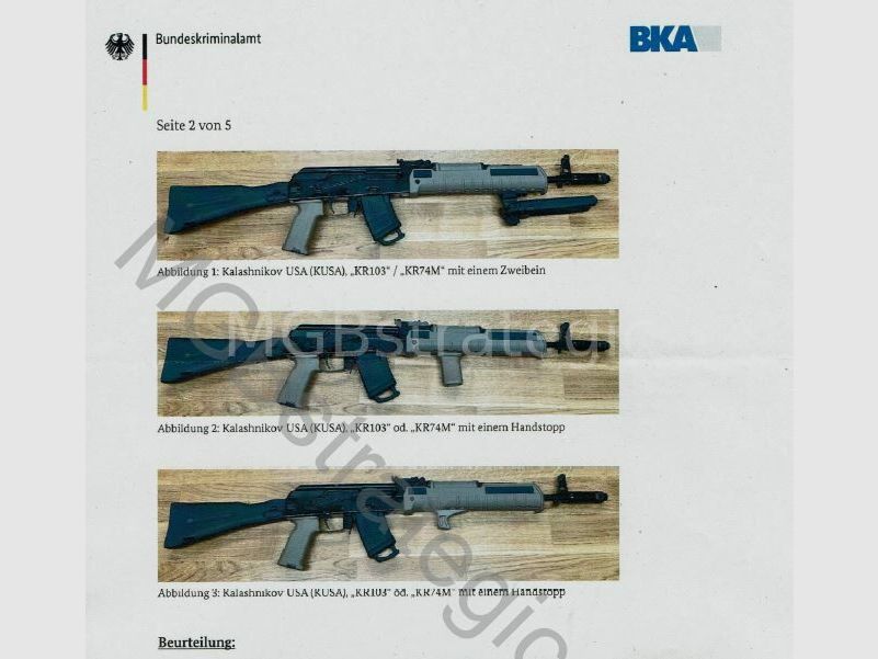 sportlich zugelassen! Kalashnikov USA KR103 mit Klappschaft 7,62x39 System AK47 AKM AK74 zivile Version AK103