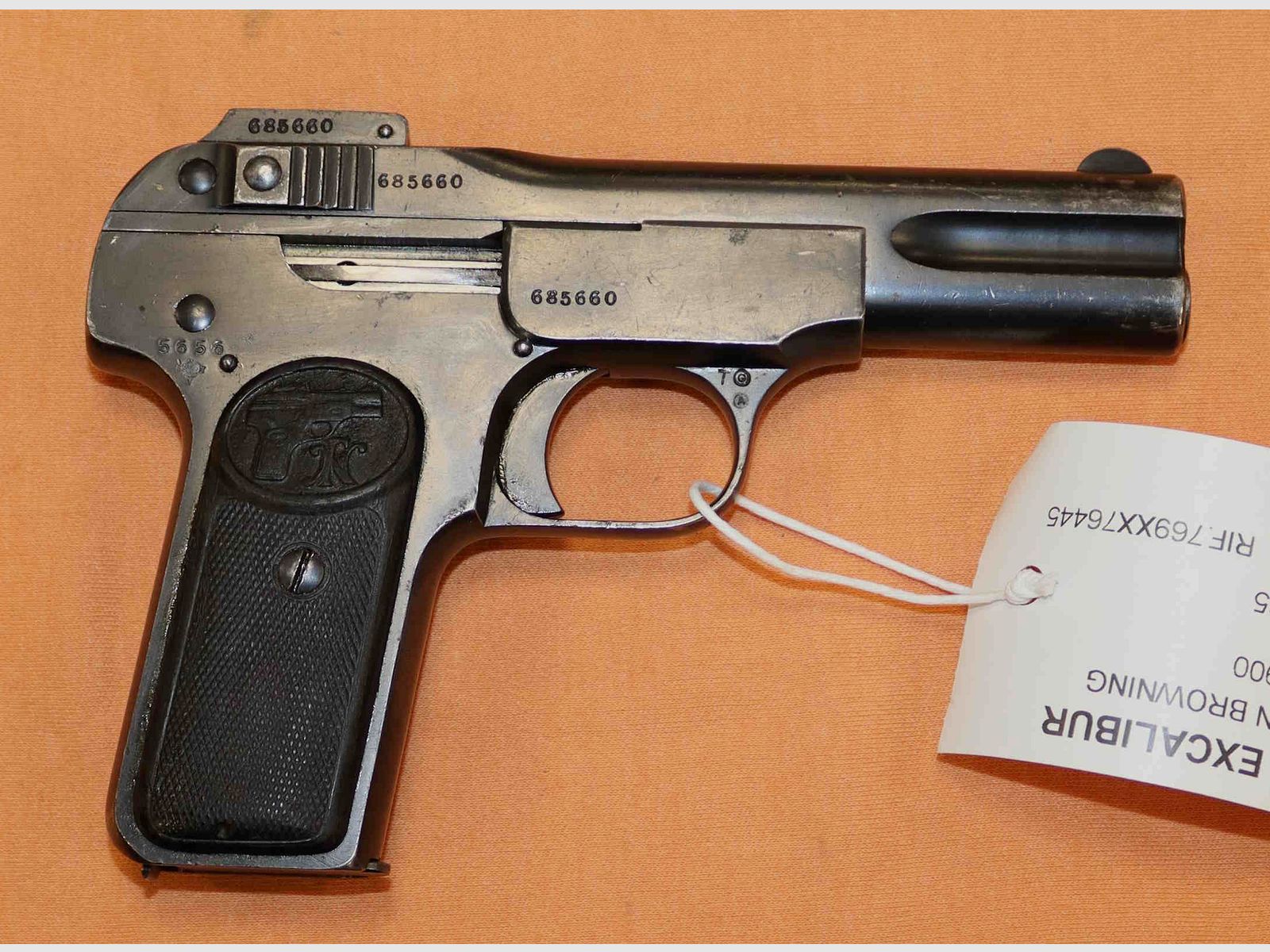 Pistole FN Browning Modell 1900 Kaliber 7.65, Bild 3 von 5