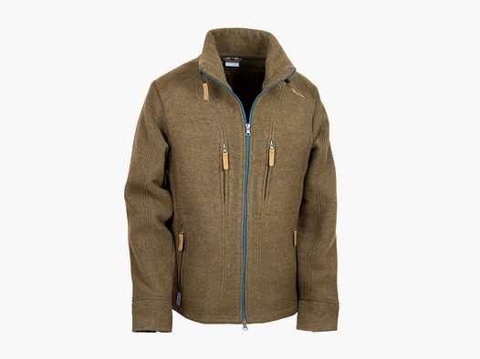 Lodenfleecejacke "Kragenhuber" Mod. 2023, Cappuccino