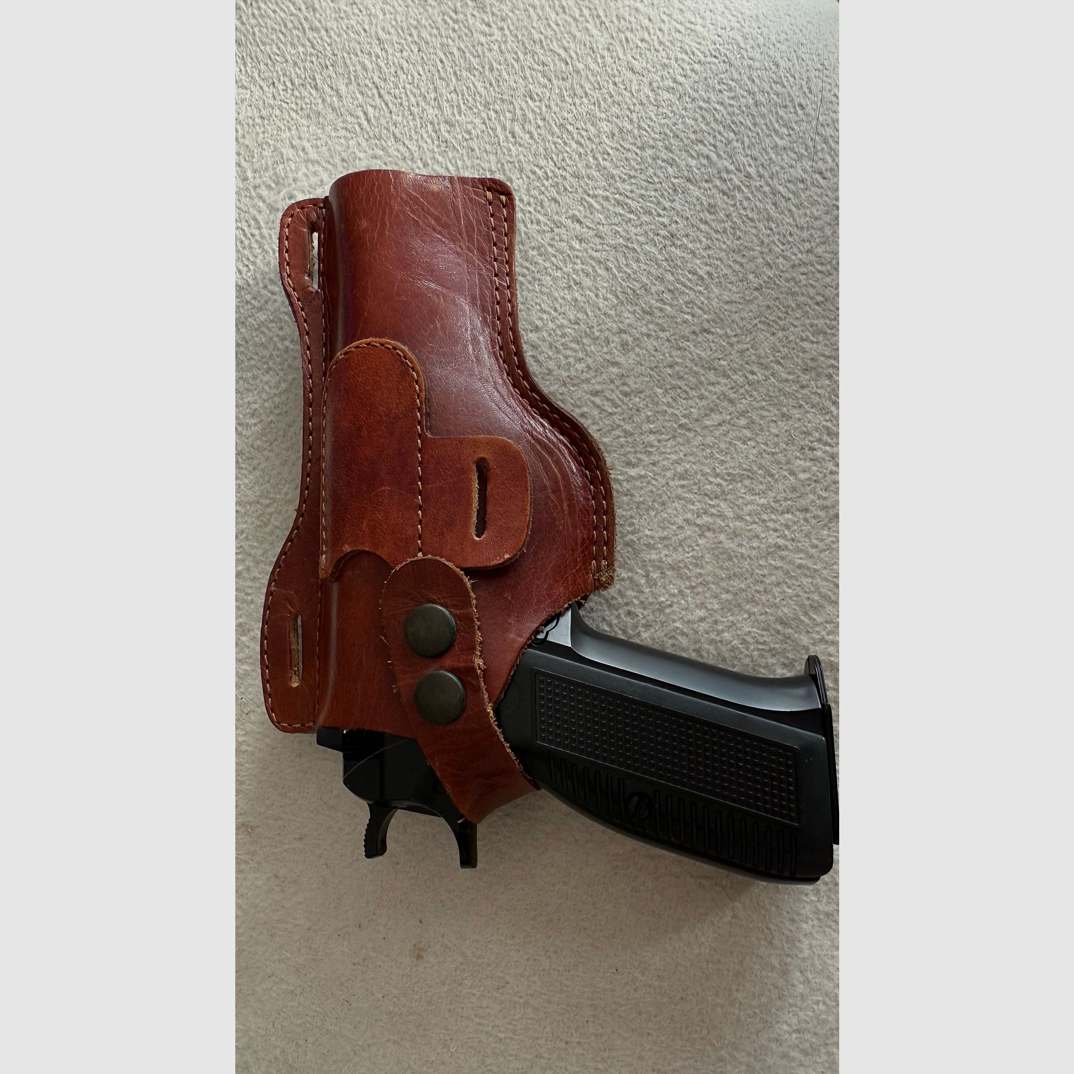 Lederholster braun , OWB, CZ75 u.ä. 