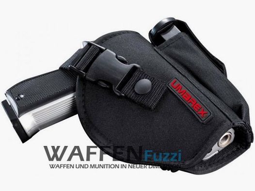 Gürtelholster mit Magazintasche aus Nylon
