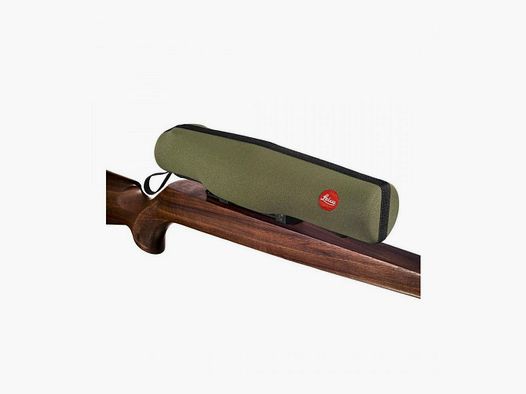 Custodia in neoprene Leica per cannocchiali da carabina, misura S verde corsa