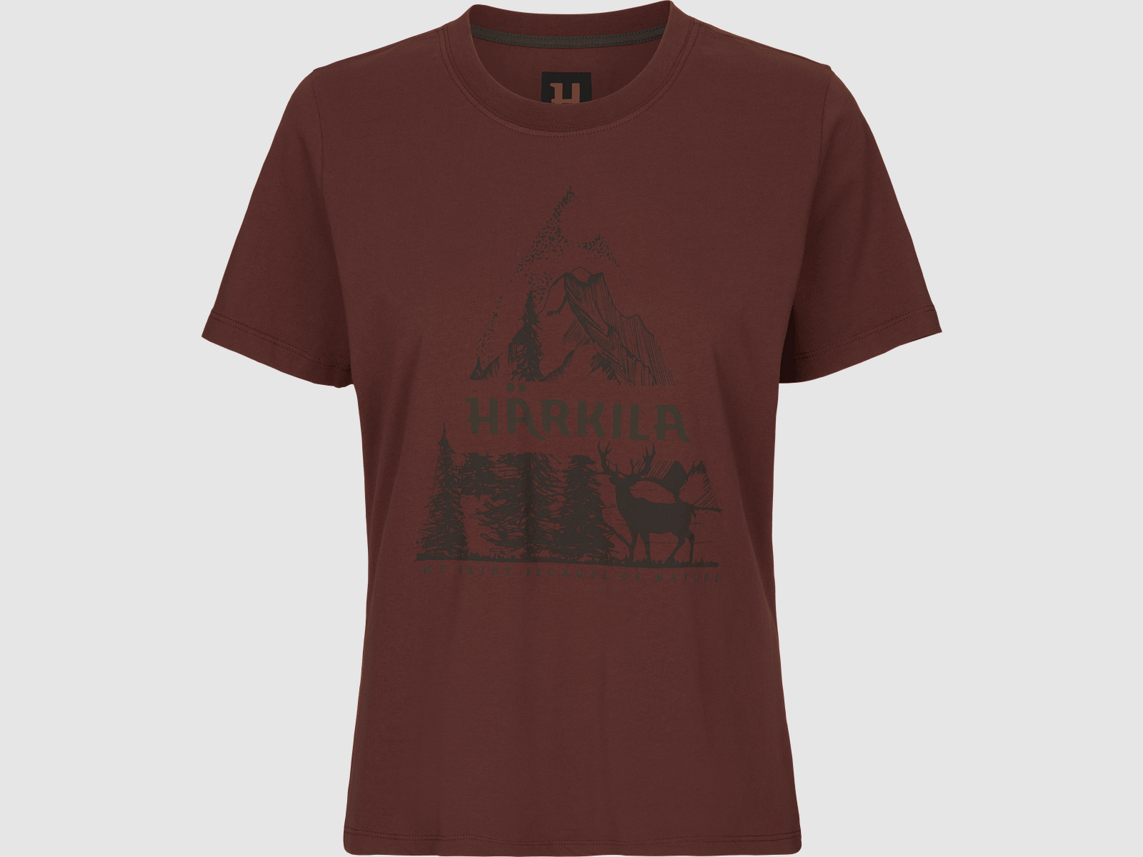 Härkila Nature S/S T-Shirt Damen Hot Chocolate, M