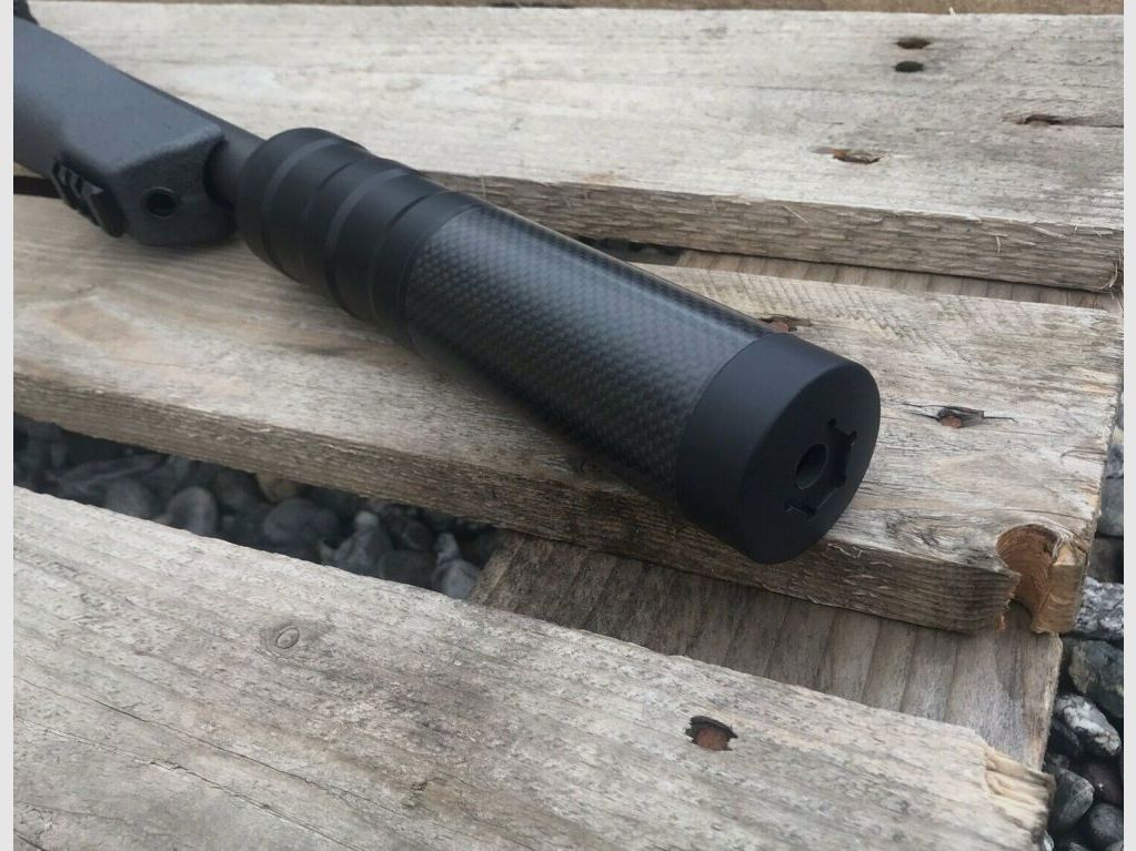 VOERE VOERE LBW-M with VOERE polymer stock (hole stock) - hunting barrel with integral over-barrel silencer