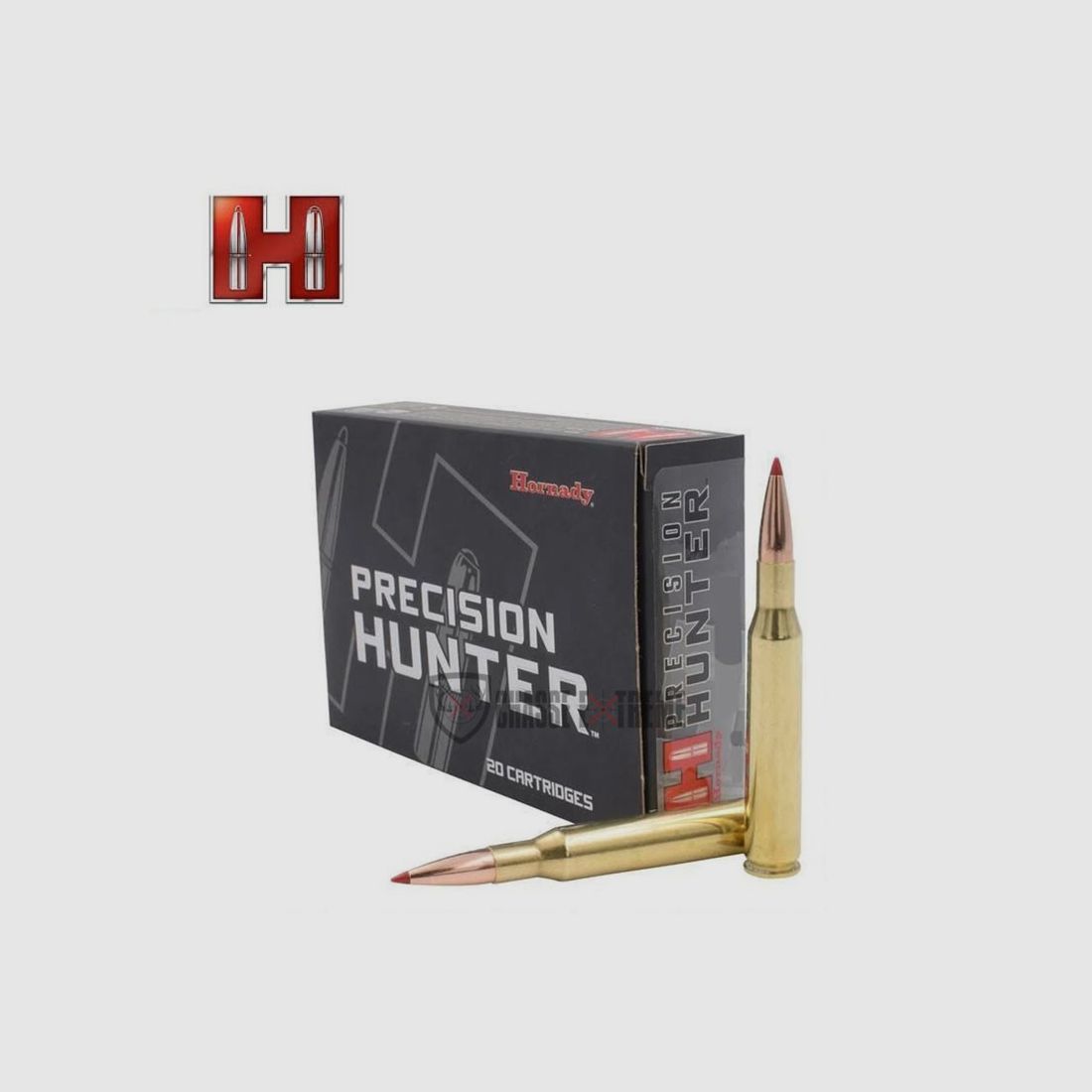 20 Patronen HORNADY Precision Hunter 300 Rem Ultra Mag 220 Gr Eld-X