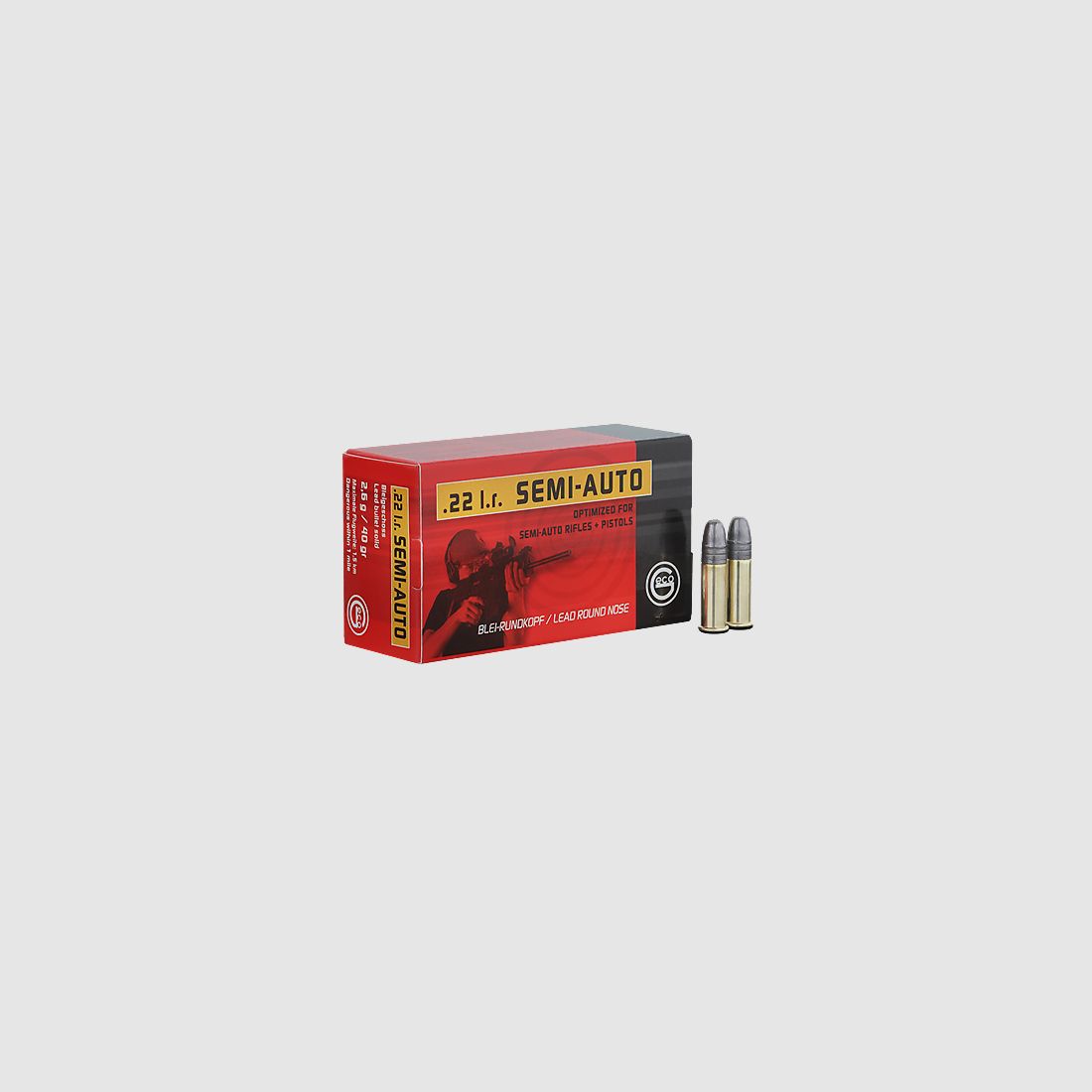 GECO Semi-Auto .22lr Kleinkalibermunition
