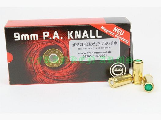 Geco	 9mm P.A. Knall 50 Stück