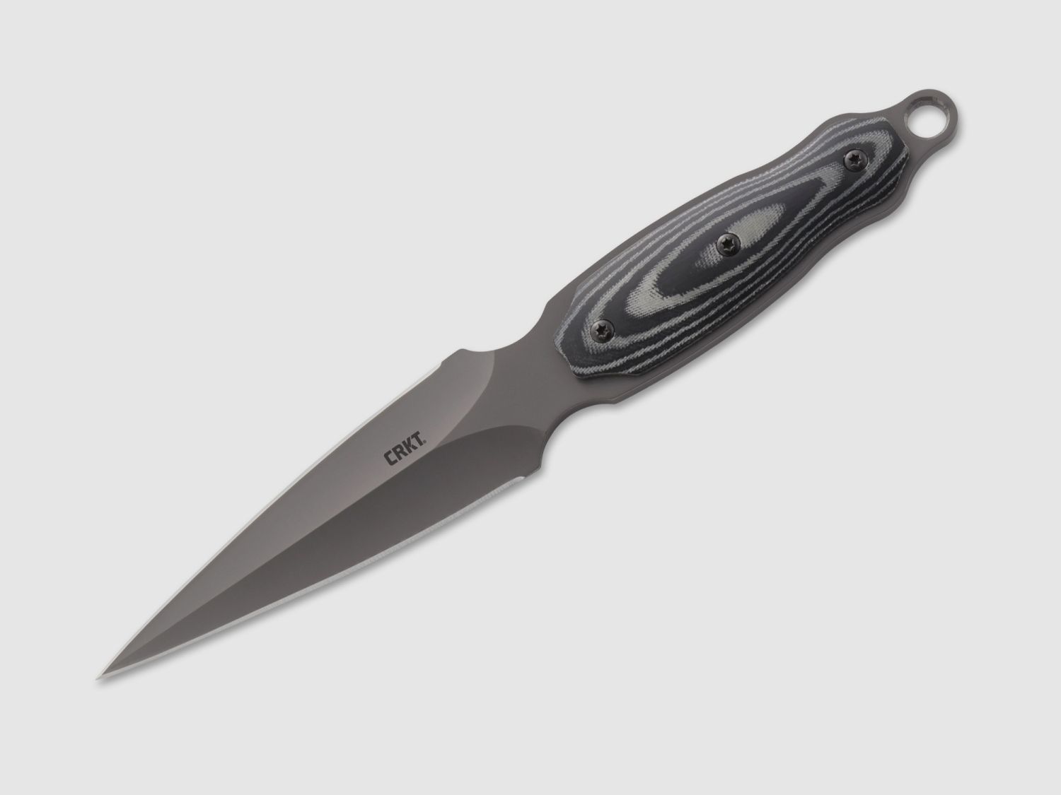 CRKT Shrill Stiefel-Dolch mit hochwertiger Lederscheide