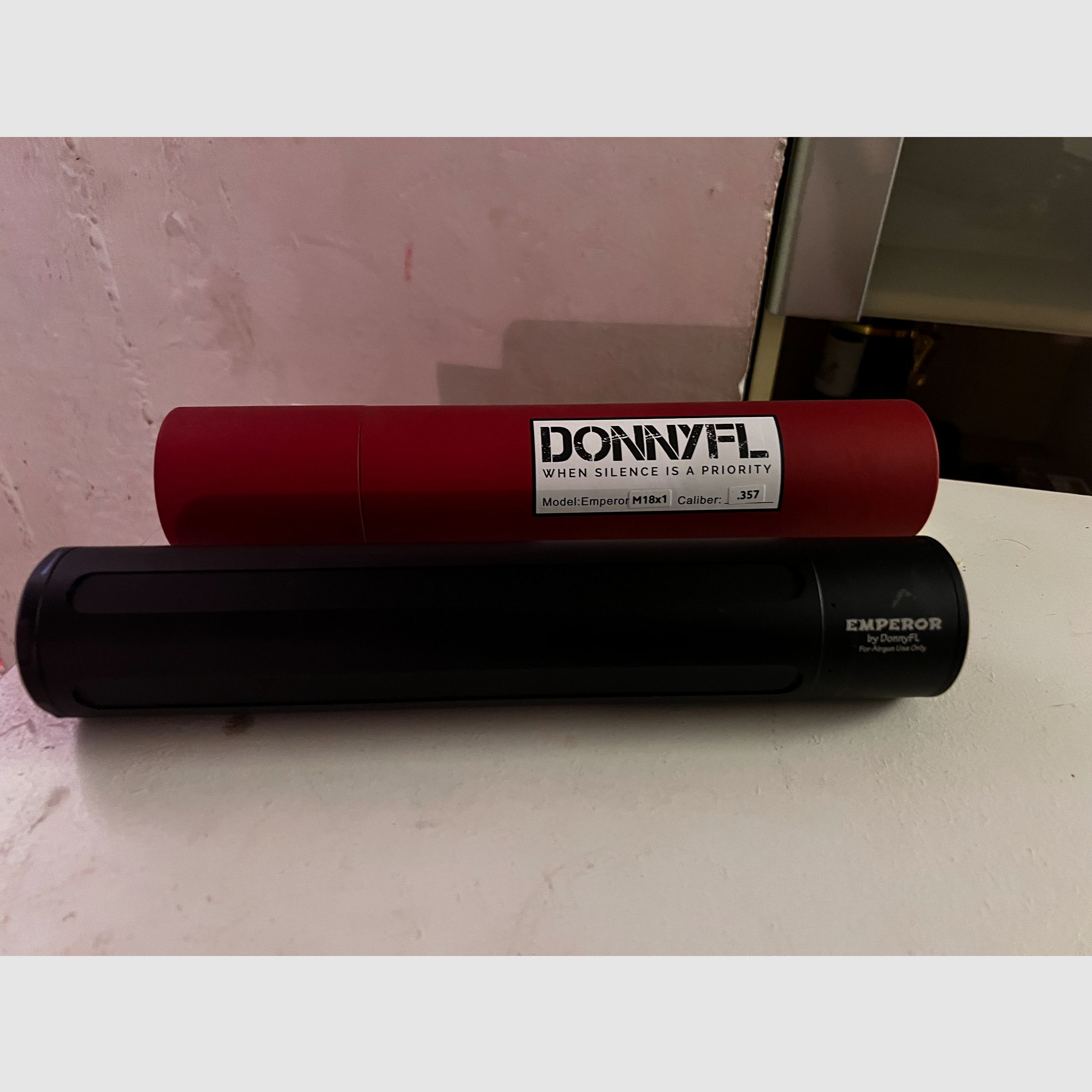 Suppressor Donnyfl "Emperorr" M18x1 Caliber .357, afbeelding 4 van 6