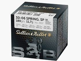 .30-06 Spr. Teilmantel S 11,7g/180grs. Sellier & Bellot
