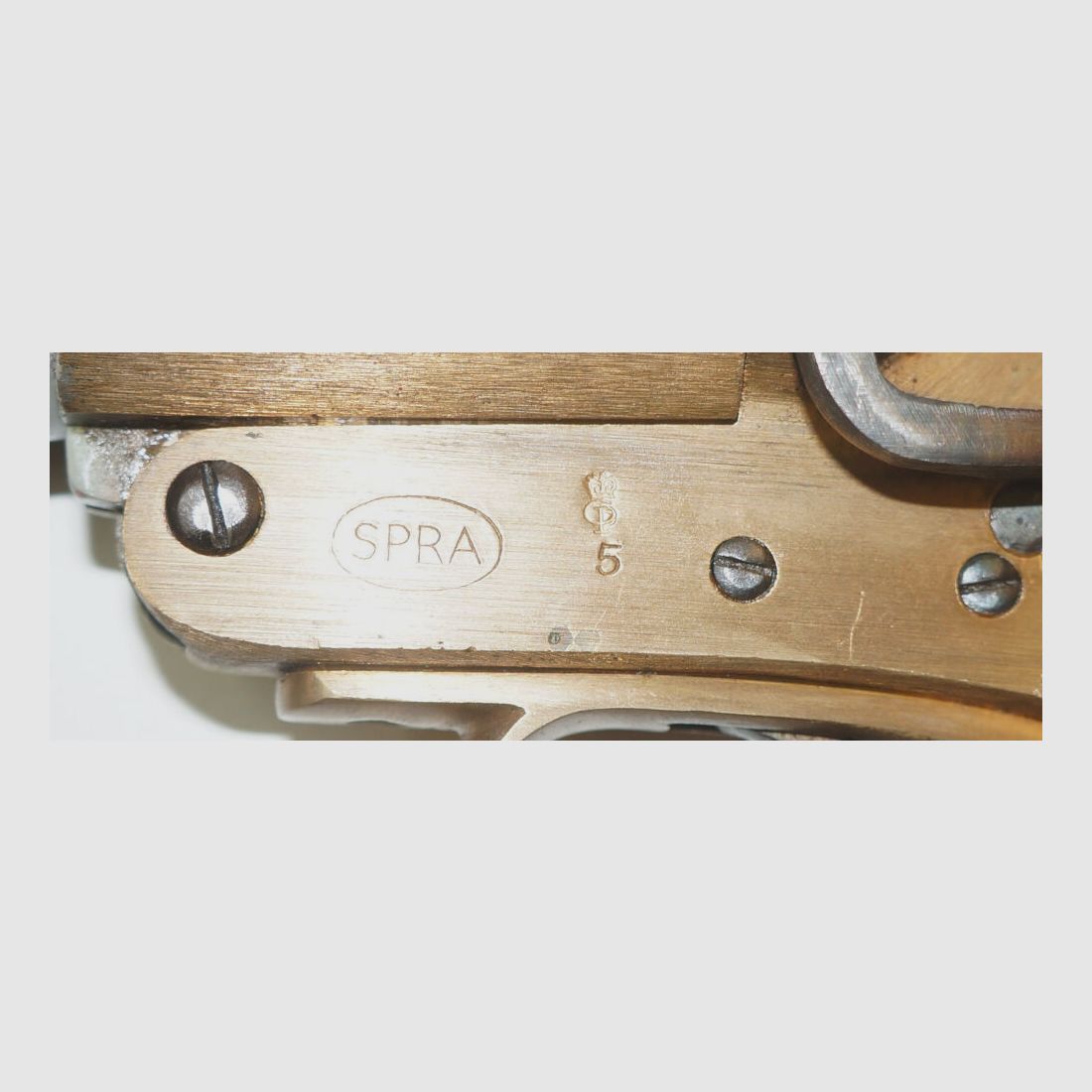 Schermuly Limited Rettungsleinenpistole, Schermuly Pistol Rocket Apparatus (SPRA), mit Trage- bzw. Haltegriff
