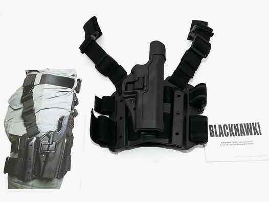 Blackhawk Blackhawk Glock Tactical Sepra Holster 17, 22, 19, 23, 31, 32 Rechts / Right