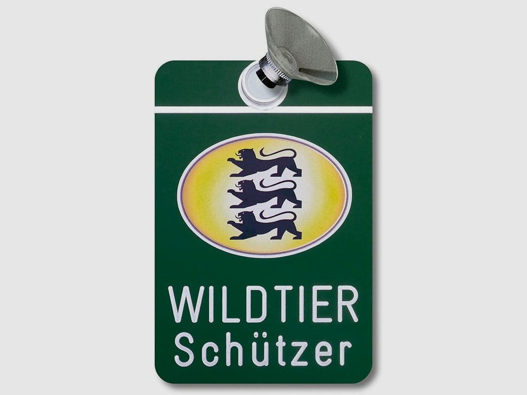 Autoschild Wildtierschützer Baden-Württemberg