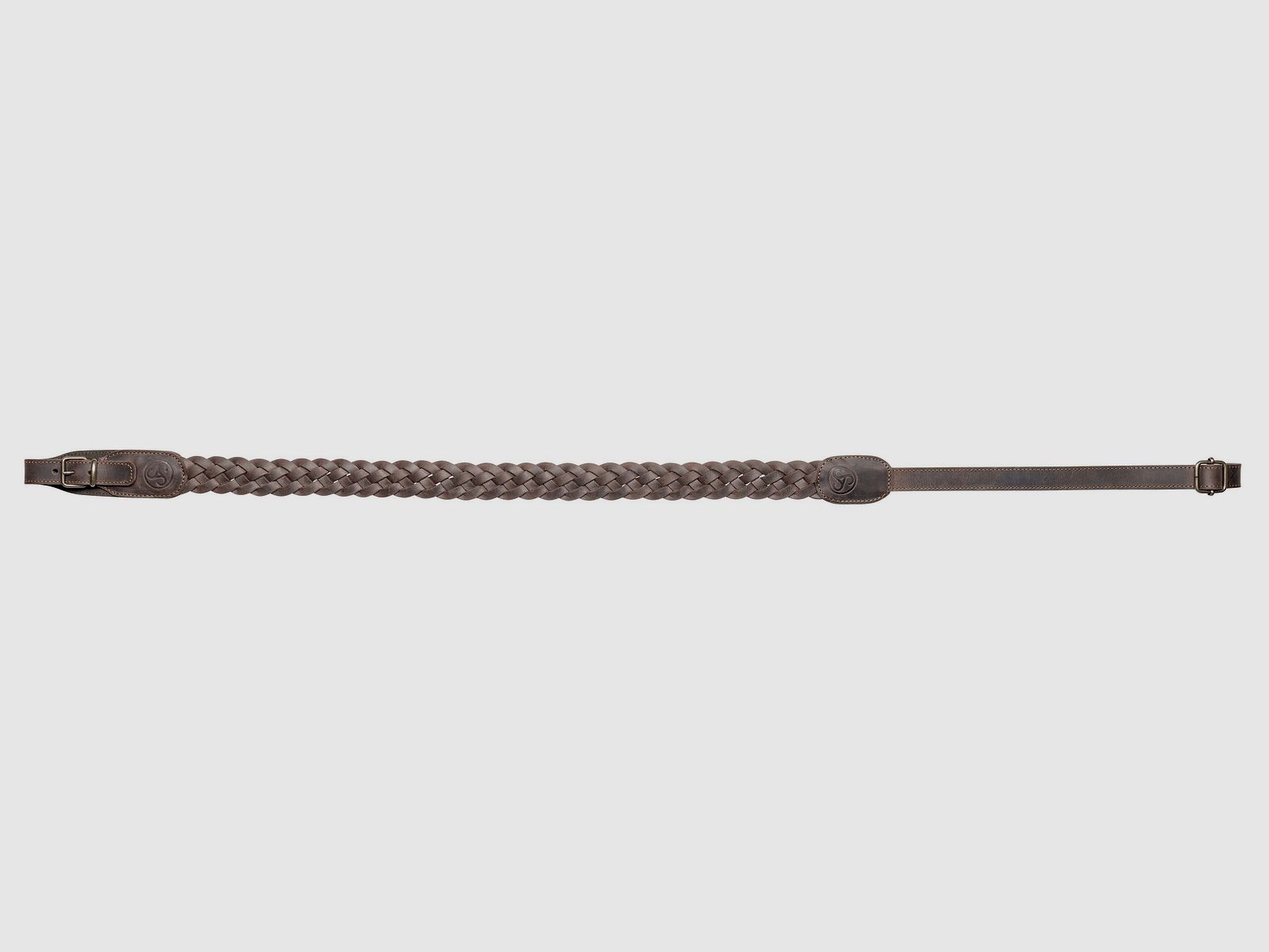 Correa de rifle Sauer de cuero trenzado