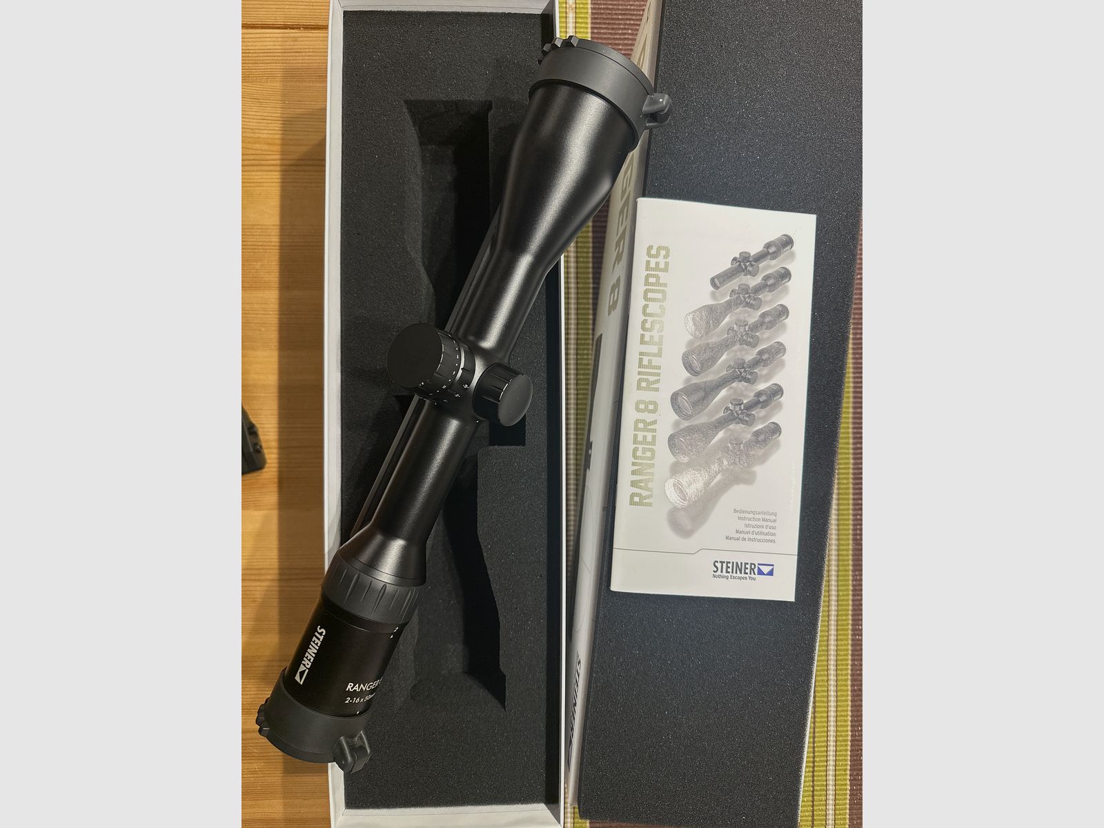 Steiner Ranger 8  2-16x50 mit Montage INNOMOUNT  für Weaver/Picatinny