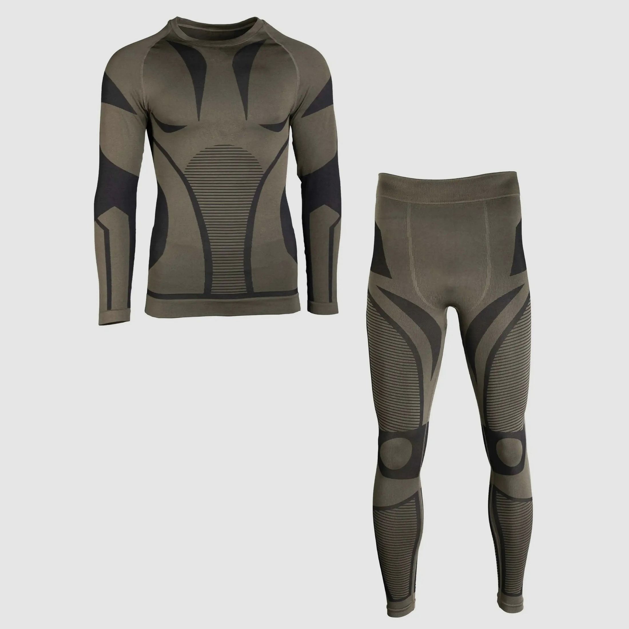 Mil-Tec Functional Underwear Set Performance - Olive / 1 Men's